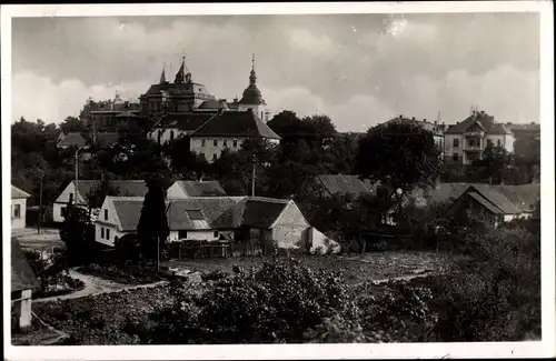 Ak Prelouc Pschelautsch Region Pardubice, Blick auf den Ort