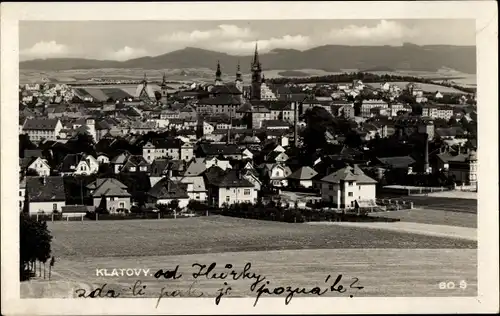 Ak Klatovy Klattau Region Pilsen, Gesamtansicht
