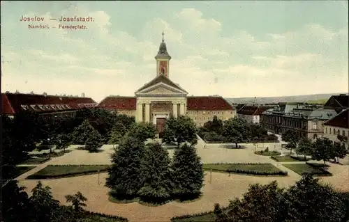 Ak Josefov Josefstadt Region Königgrätz, Paradeplatz, Namesti