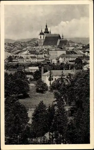 Ak Jihlava Iglau Region Hochland, Gesamtansicht