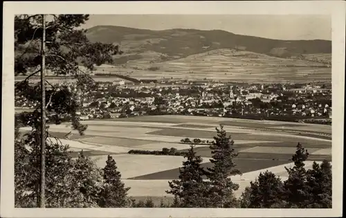 Ak Šumperk Mährisch Schönberg Region Olmütz, Gesamtansicht