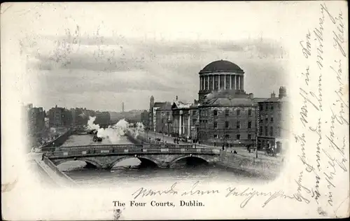 Ak Dublin Irland, The Fourt Courts
