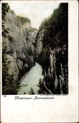 Ak Meyringen Meiringen Kanton Bern, Aareschlucht