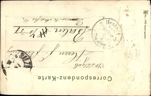 Prägewappen Passepartout Ak Salzburg in Österreich, Stadt, Fluss