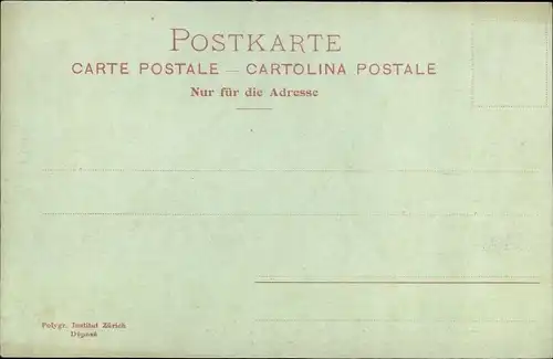 Mondschein Ak Zürich Stadt Schweiz, Stadt bei Nacht