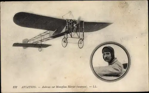 Ak Aviation, Aubrun sur Monoplan Bleriot, Flugpionier, Flugzeug