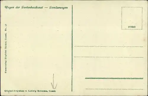 Ak Kassel in Hessen, Wagen der Gartenbaukunst, Gemüsewagen, 1000 jähriges Stadtjubiläum