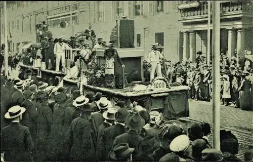 Ak Kassel in Hessen, Wagen Gewerbefleiß, historischer Festumzug