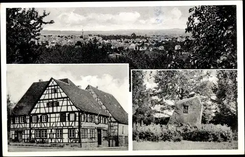 Ak Leinfelden Echterdingen auf den Fildern, Panorama, Gasthof zum Lamm