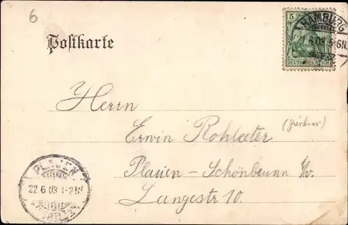 Ak Hamburg, Enthüllung des Kaiserdenkmals 1903, Kaiser Wilhelm II., Bürgermeister Burchard