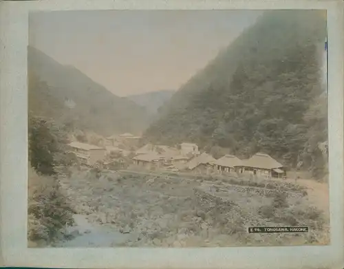 Foto Tonosawa Hakone Präfektur Kanagawa Japan, Panorama vom Ort