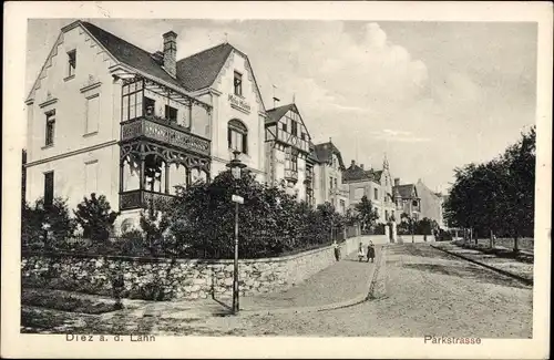 Ak Diez an der Lahn, Wohnhäuser an der Parkstraße, Villa Mein Heim