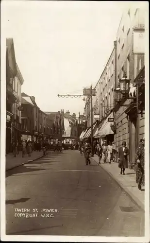 Foto Ak Ipswich Suffolk England, Tavern Street