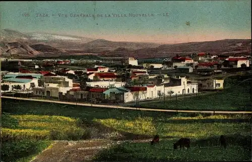 Ak Taza Marokko, Vue generale de la Ville Nouvelle