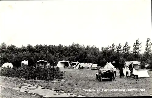 Ak Oostvoorne aan Zee Südholland, Tenten en Caravankamp, Zeltplatz