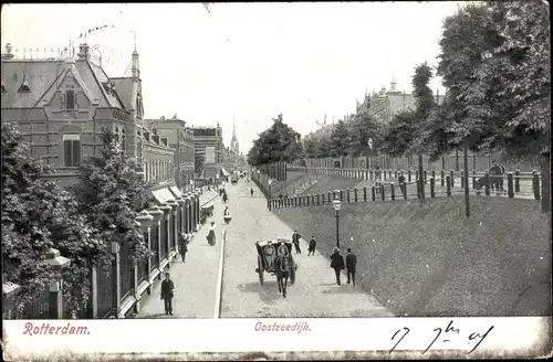 Ak Rotterdam Südholland Niederlande, Oostzeedijk