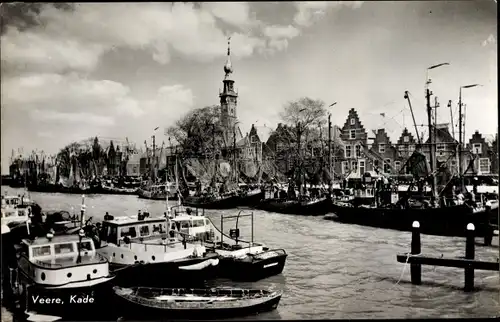 Ak Veere Zeeland Niederlande, Kade