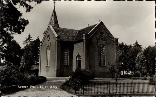 Ak Loenen Veluwe Gelderland Niederlande, N.H. Kerk