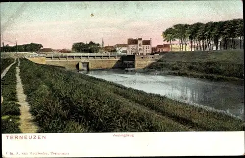 Ak Terneuzen Zeeland Niederlande, Vesingbrug