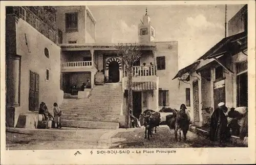 Ak Sidi Bou Saïd Tunesien, La Place Principale, Esel