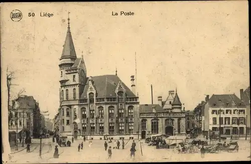 Ak Liège Lüttich Wallonien, La Poste