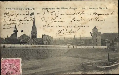Ak Liège Lüttich Wallonien, Exposition 1905, Panorama du Vieux-Liege