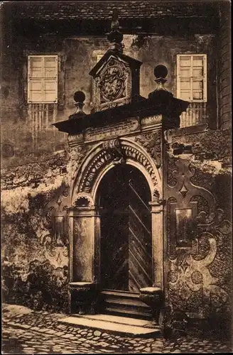 Ak Alt Meißen, Tor am Jahnaschen Freihof