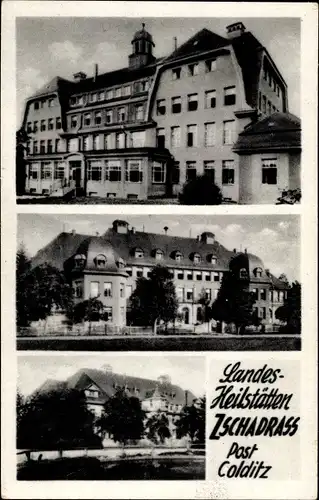 Ak Zschadraß Zschadrass Colditz in Sachsen, Landesheilstätten