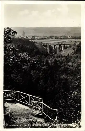 Ak Frankenberg in Sachsen, Im Lützeltale, Blick vom Emilientempel