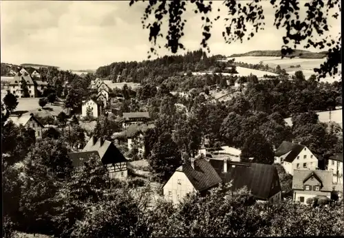 Ak Kemtau Burkhardtsdorf im Erzgebirge, Teilansicht