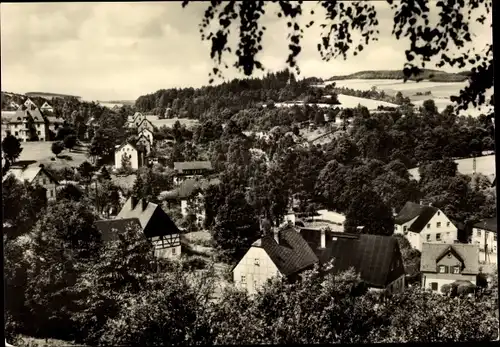 Ak Kemtau Burkhardtsdorf im Erzgebirge, Teilansicht