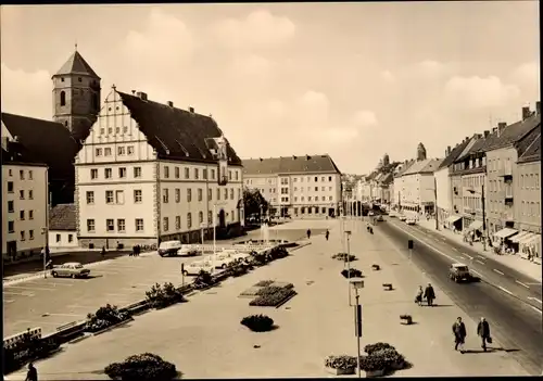 Ak Eilenburg an der Mulde, Rathaus, Markt