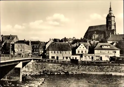 Ak Penig in Sachsen, Muldenbrücke