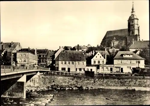 Ak Penig in Sachsen, Muldenbrücke