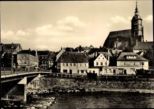 Ak Penig in Sachsen, Muldenbrücke