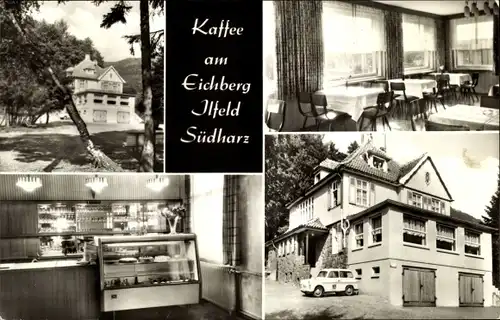 Ak Ilfeld Harztor Thüringen, Kaffee am Eichberg, Betriebsferienheim VEB Kaliwerk Bleicherode
