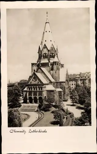 Ak Chemnitz in Sachsen, Lutherkirche