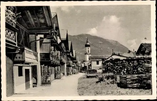 Ak Garmisch Partenkirchen in Oberbayern, Sonnenstraße