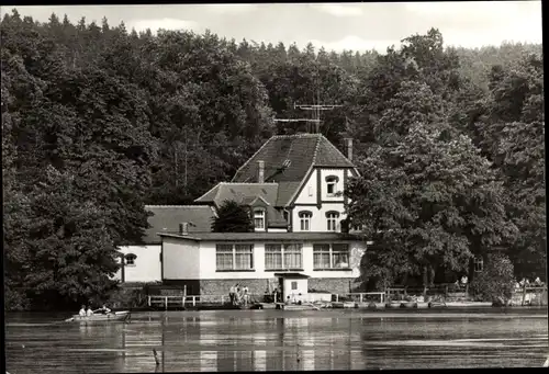 Ak Hainspitz in Thüringen, Konsum-Gaststätte Am See