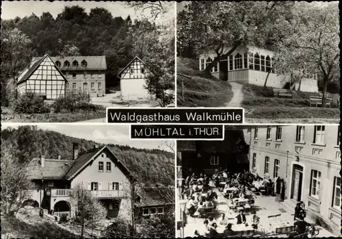 Ak Eisenberg in Thüringen, Waldgasthaus Walkmühle im Mühltal