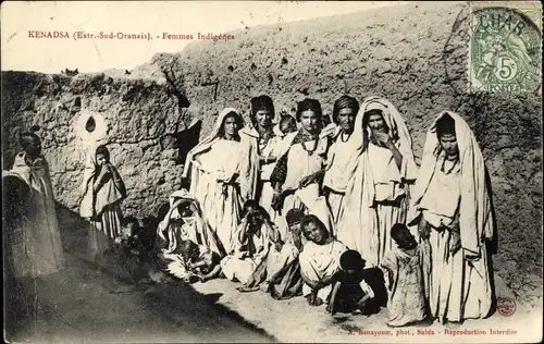 Ak Kenadsa Algerien, Femmes Indigenes