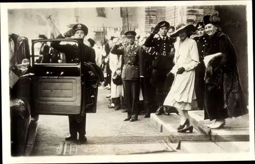 Ak Koningin Juliana, Groothartogin Charlotte van Luxemburg, Doopdienst Prinses Marijke 1947