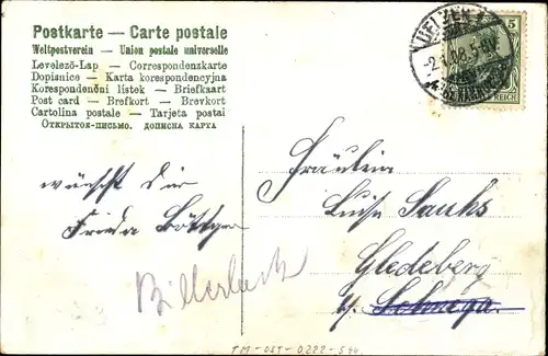 Präge Ak Glückwunsch Neujahr, Kalender, Glücksklee, Kinder