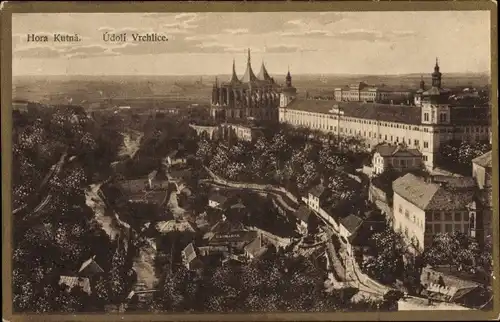 Ak Kutná Hora Kuttenberg Mittelböhmen, Blick auf die Stadt