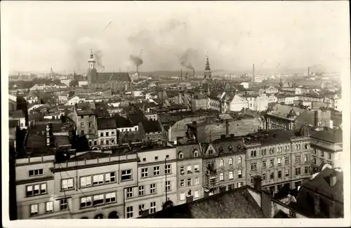 Ak Opava Troppau Region Mährisch Schlesien, Stadtpanorama