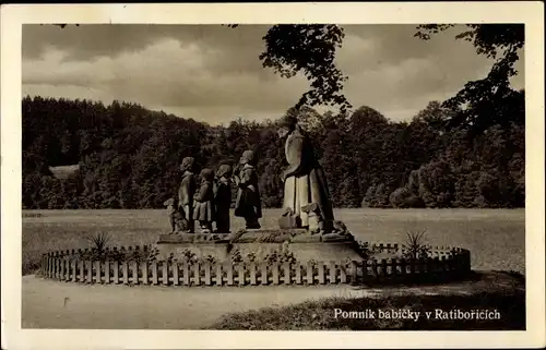 Ak Pomnik Ermland Masuren Ostpreußen, Ratiboricich