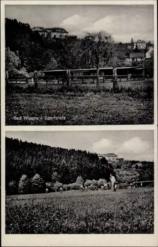 Ak Wippra Sangerhausen am Harz, Sportplatz