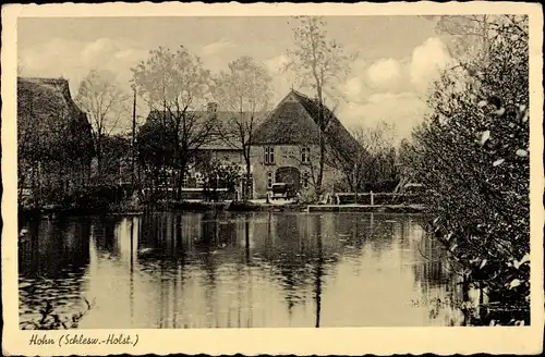 Ak Hohn in Schleswig Holstein, Seeidyll, Haus