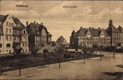 Ak Eilenburg an der Mulde, Südpromenade