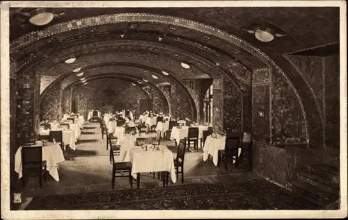 Ak Berlin Tiergarten, Weinhaus Rheingold am Potsdamer Platz, Muschel Saal, Innenansicht